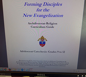 The new archdiocesan religion curriculum guide for adolescents takes effect Aug. 6, 2016.