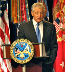 Defense Secretary Chuck Hagel hails Father Emil Kapaun in Hall of Heroes Induction Ceremony.
