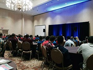 150 Catholic young adults from the four U.S. Military Academies and college ROTC programs, enlisted personnel, and others with military ties explored best practices for Evangelization in Nashville on Jan. 3, 2015, while attending the Fellowship of Catholic University Students (FOCUS) national conference, Seek 2015.